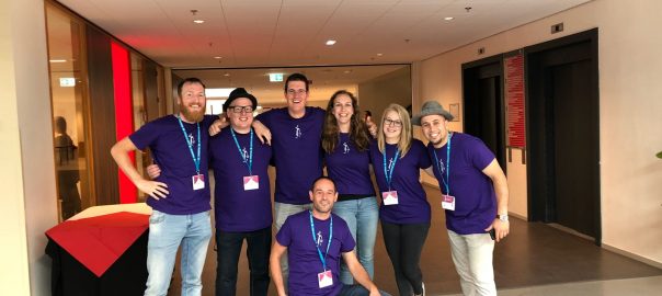 Picture of the WordCamp Nijmegen 2018 organizing team